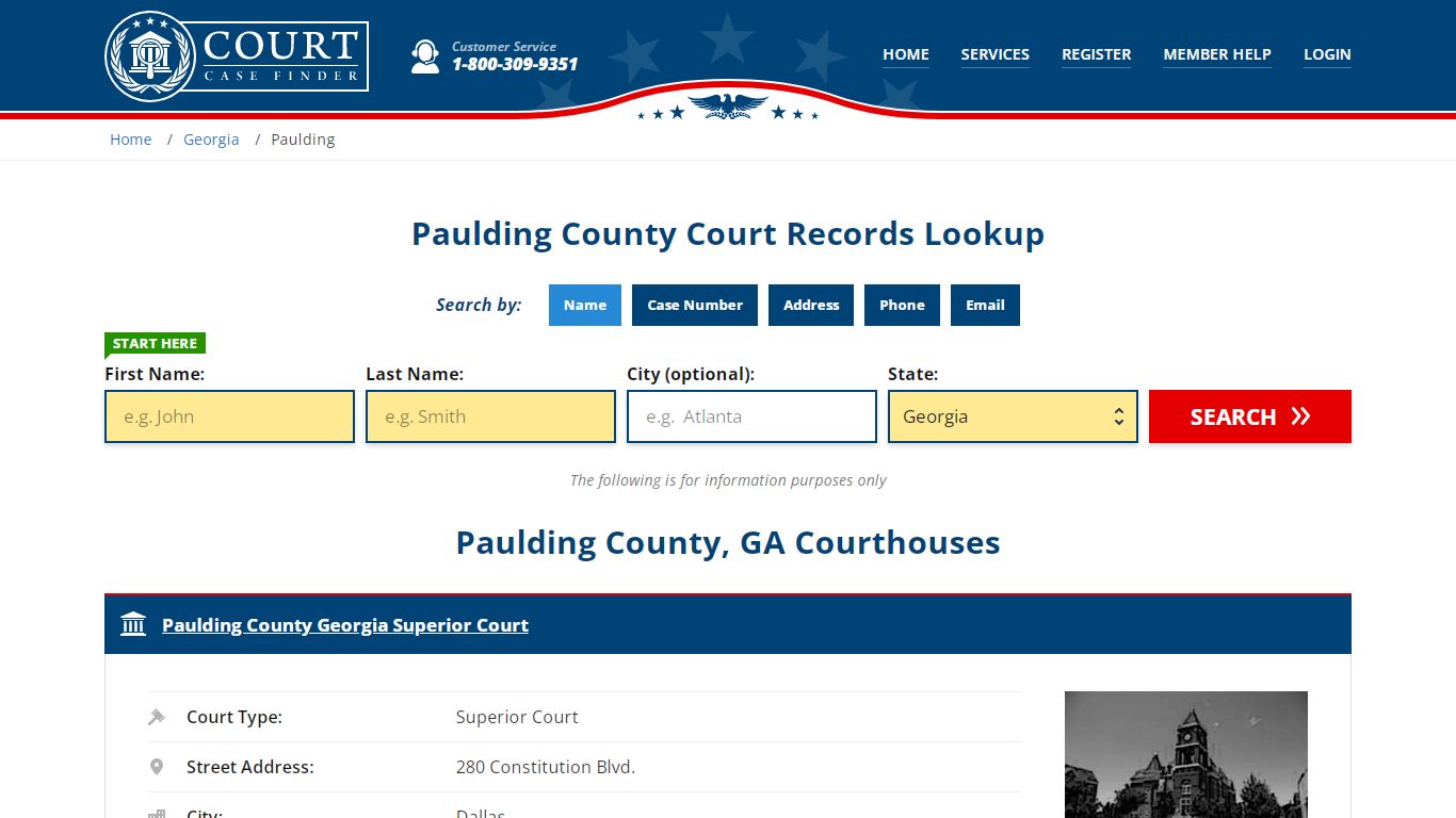 Paulding County Court Records | GA Case Lookup